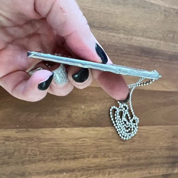 Handmade Lovely Lady Double Sided Pendant Necklace - Picture 4 of 7